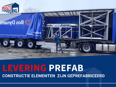 Multi Loods levering prefab berging