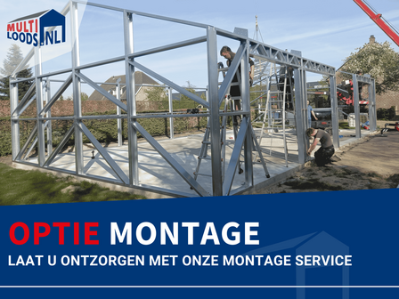 Schuindak berging montage Multiloods.nl