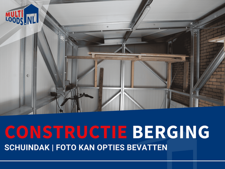 Constructie berging schuindak Multiloods.nl