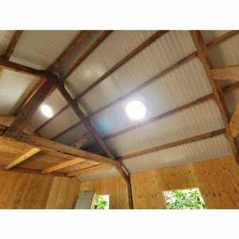 Daglicht tube complete set t.b.v. hellend dak