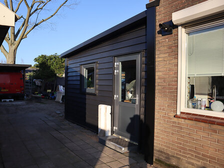 Buitenzijde afwerking Multi Loods