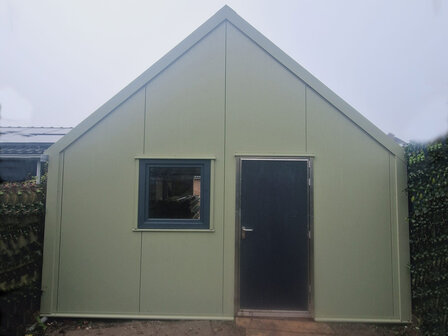 Zadeldak loods 5x8m Multiloods.nl