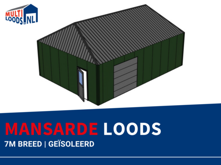 Mansarde | 7.0m Breed | Ge&iuml;soleerd
