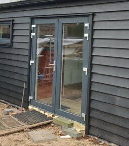 Loopdeur | Kunststof  | Dubbel | Vol glas