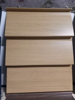 Staalrabat | 25/500 | Natural Oak