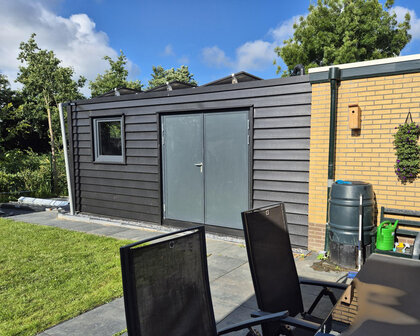 Geisoleerde platdak berging Multiloods.nl