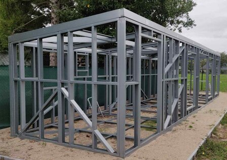 Montage instructies | Staalframe constructies | Schuindak