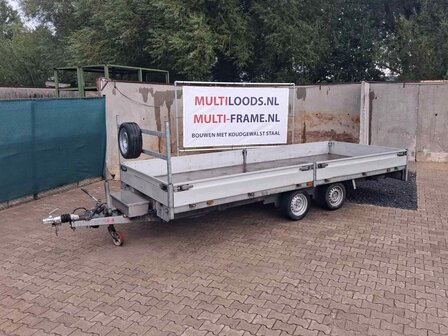 5M Plateauwagen Tandemasser aanhangwagen