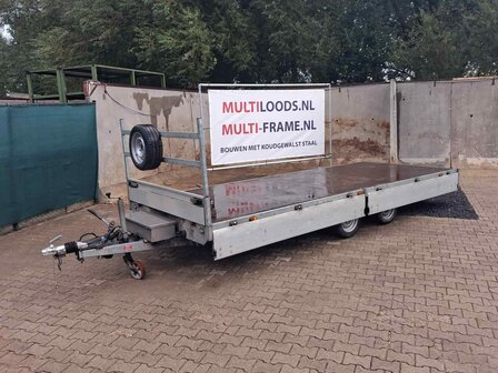 5M Plateauwagen Tandemasser aanhangwagen