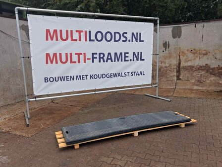 Rijplaat kunststof 240x60cm