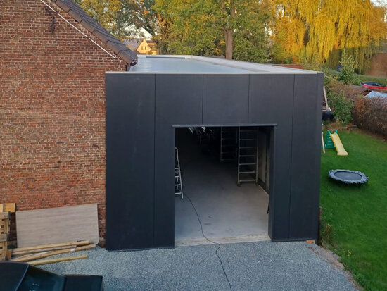 Plat dak Multi Loods 5x20m