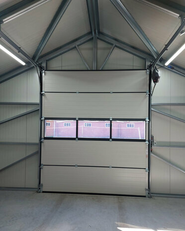 Lichtstrook in overheaddeur