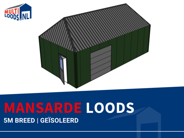 Mansarde | 5.0m Breed | Geïsoleerd