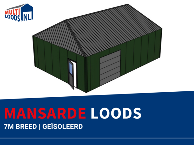 Mansarde | 7.0m Breed | Geïsoleerd