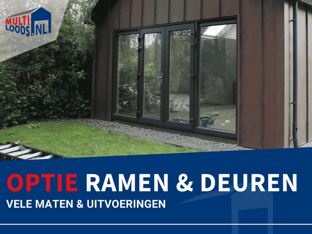 Ramen en deuren opslagschuur Multiloods.nl