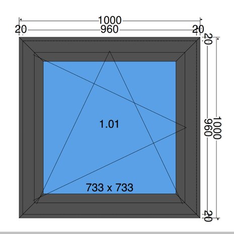 Kunststof raam | Aangepast aan uw wensen