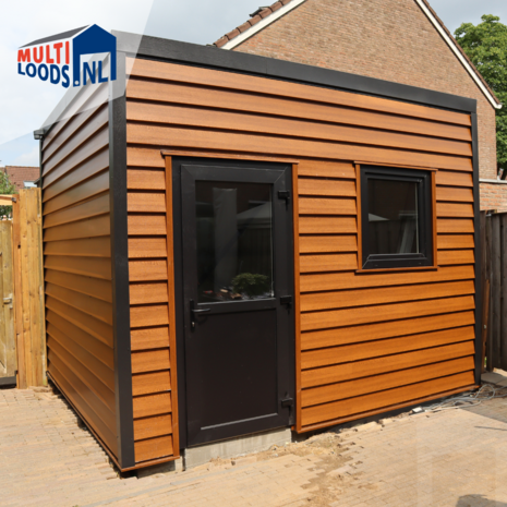 Staalrabat | Hoge plank | Golden Oak | Maatwerk