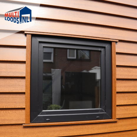 Staalrabat | Hoge plank | Golden Oak | Maatwerk