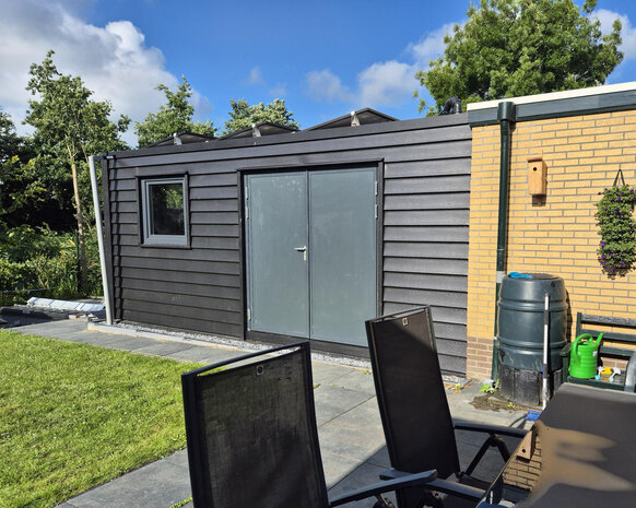 Geisoleerde platdak berging Multiloods.nl