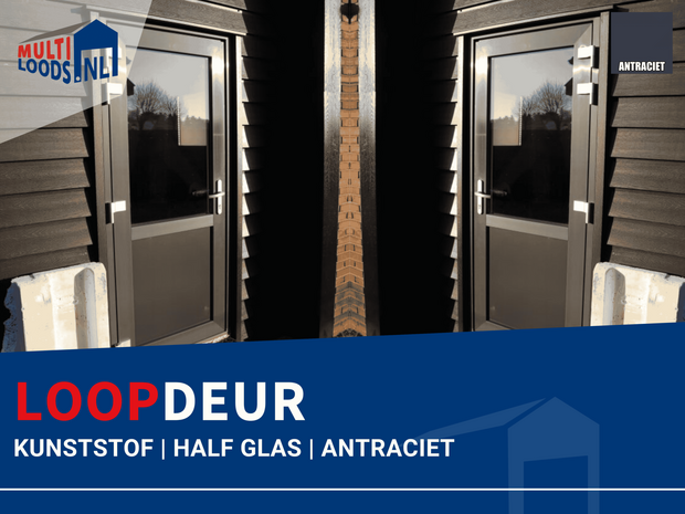 Loopdeur Multi Loods platdak berging