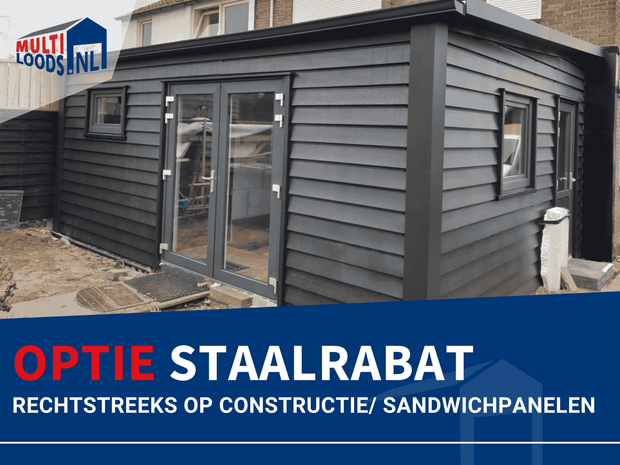 Staalrabat op berging Multiloods.nl