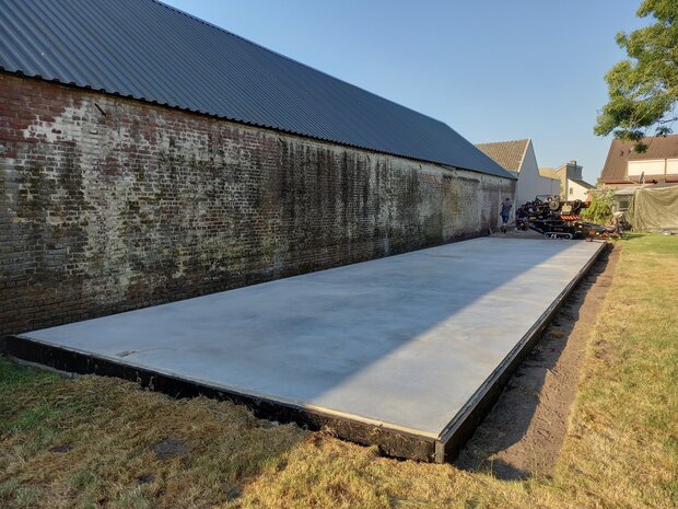 Beton fundering/ vloer voor uw MultiLoods