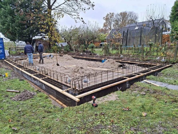 Beton fundering/ vloer voor uw MultiLoods