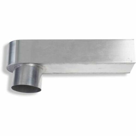 Stadsuitloop zink 80 60/80 33cm