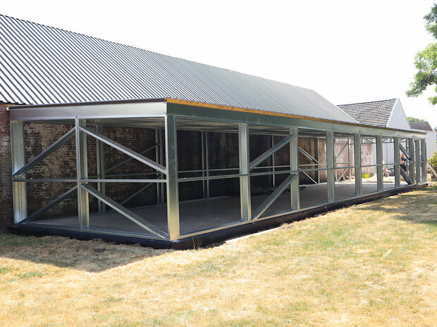 Montage instructies | Staalframe constructies | Schuindak