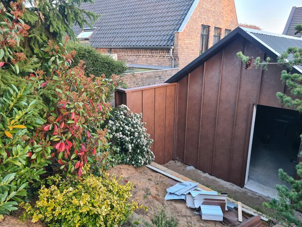 Berging 4x7m te Swalmen -in aanbouw