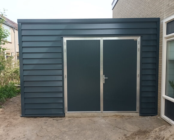 Plat dak garage 4x6m Multiloods.nl