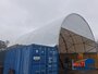 Boog container/ bunkeroverkapping 10x6m