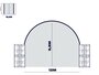 Boog container/ bunkeroverkapping 12x12m