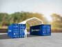 Zadeldak container/ bunkeroverkapping 4x6m