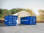 Zadeldak container/ bunkeroverkapping 4x6m