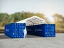 Zadeldak container/ bunkeroverkapping 6x6m