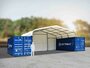 Zadeldak container/ bunkeroverkapping 8x6m