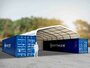 Zadeldak container/ bunkeroverkapping 8x12m