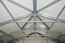 Zadeldak loods 9x10m | Goothoogte 3,0m | Vanaf € 28.626,- excl. BTW
