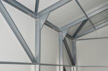 Zadeldak loods 9x10m | Goothoogte 4,0m | Vanaf € 33.006,- excl. BTW