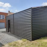 Staalrabat hoge plank profiel