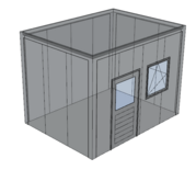 Platdak berging 3x4m | Goothoogte 3m | Vanaf € 9.042,- excl. BTW
