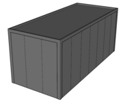 Platdak berging 3x7m | Goothoogte 3m | Vanaf € 11.942,- excl. BTW
