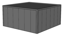 Platdak loods/ garage 6x6m | Goothoogte 3m | Vanaf € 23.976,- excl. BTW