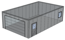 Platdak loods/ garage 6x10m | Goothoogte 3m | Vanaf € 30.359,- excl. BTW