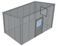Lessenaarsdak berging 3x5m | Nokhoogte 3m| Vanaf € 9.359,- excl. BTW