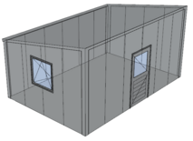 Lessenaarsdak loods/ berging 4x6m| Nokhoogte 3m | Vanaf € 14.339,- excl. BTW