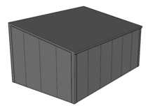 Lessenaarsdak loods/ berging 4x6m| Nokhoogte 3m | Vanaf € 14.339,- excl. BTW