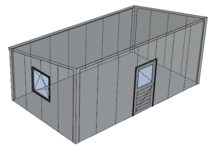 Lessenaarsdak loods/ berging 4x7m| Nokhoogte 3m | Vanaf € 15.477,- excl. BTW