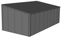Lessenaarsdak loods/ berging 4x8m| Nokhoogte 3m | Vanaf € 16.607,- excl. BTW